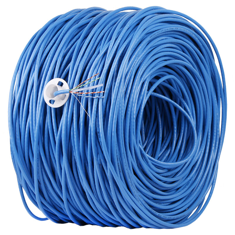 Cat6純無氧銅超五類六類網線 工程千兆監控PoE雙絞網絡線300米箱深度解析